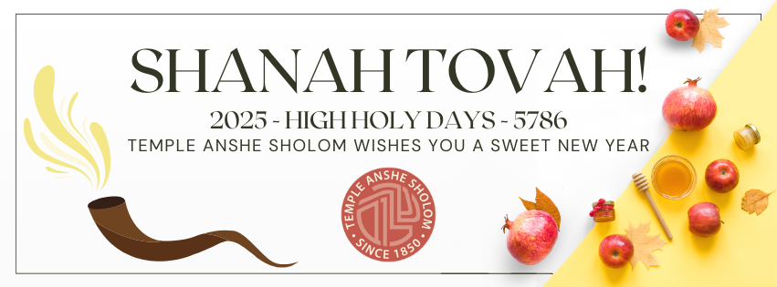 High Holy Days 2025 – 5786
