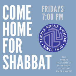 Come Home For Shabbat 2022